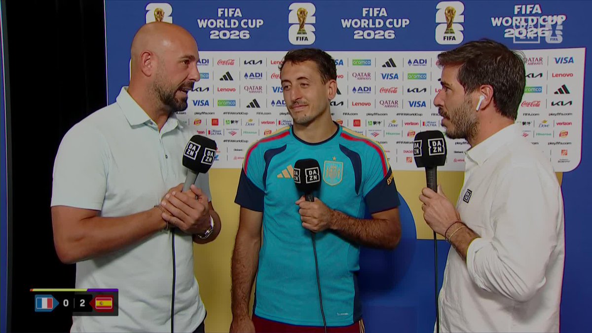 Consejos de un Campeón del Mundo a un candidato a Campeón del Mundo 😍 "Es una Selección que pone el bien colectivo por encima del individual y eso se nota, veo mucha generosidad" #DAZNMundial