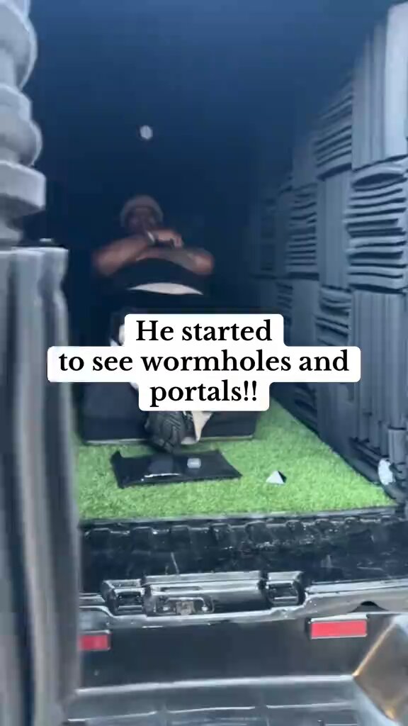 🔥🚨LATEST: This man claims he saw ‘wormholes’ when he went inside a “peace pod” that aims to tap into your consciousness ‘to see reality for what it is and the light beings we are.’