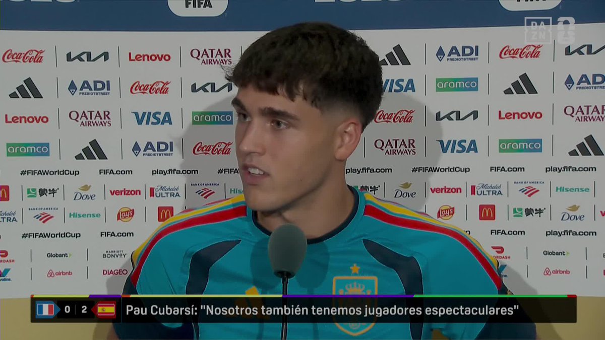 El precioso mensaje de Pau Cubarsí a los jóvenes ❤️ #DAZNMundial