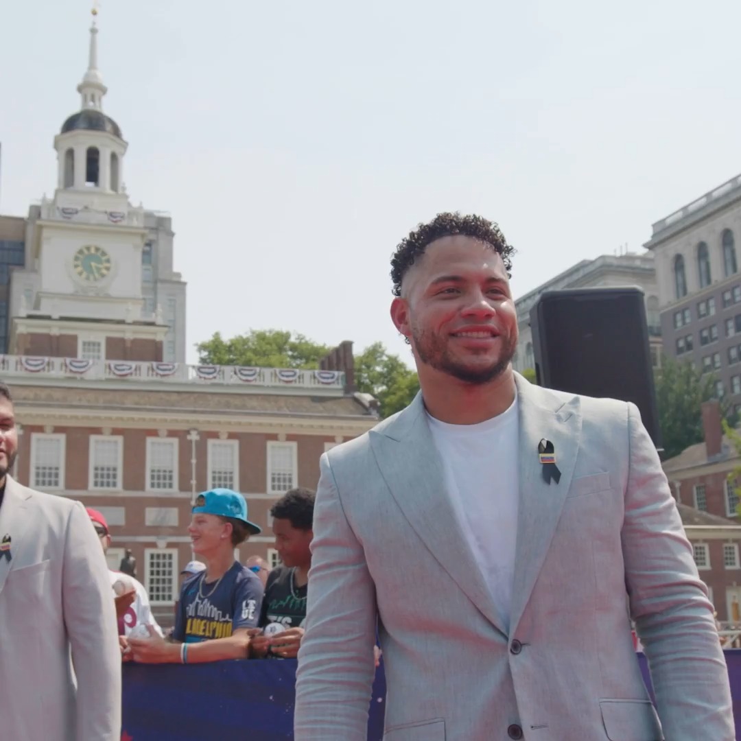 The guys clean up good.