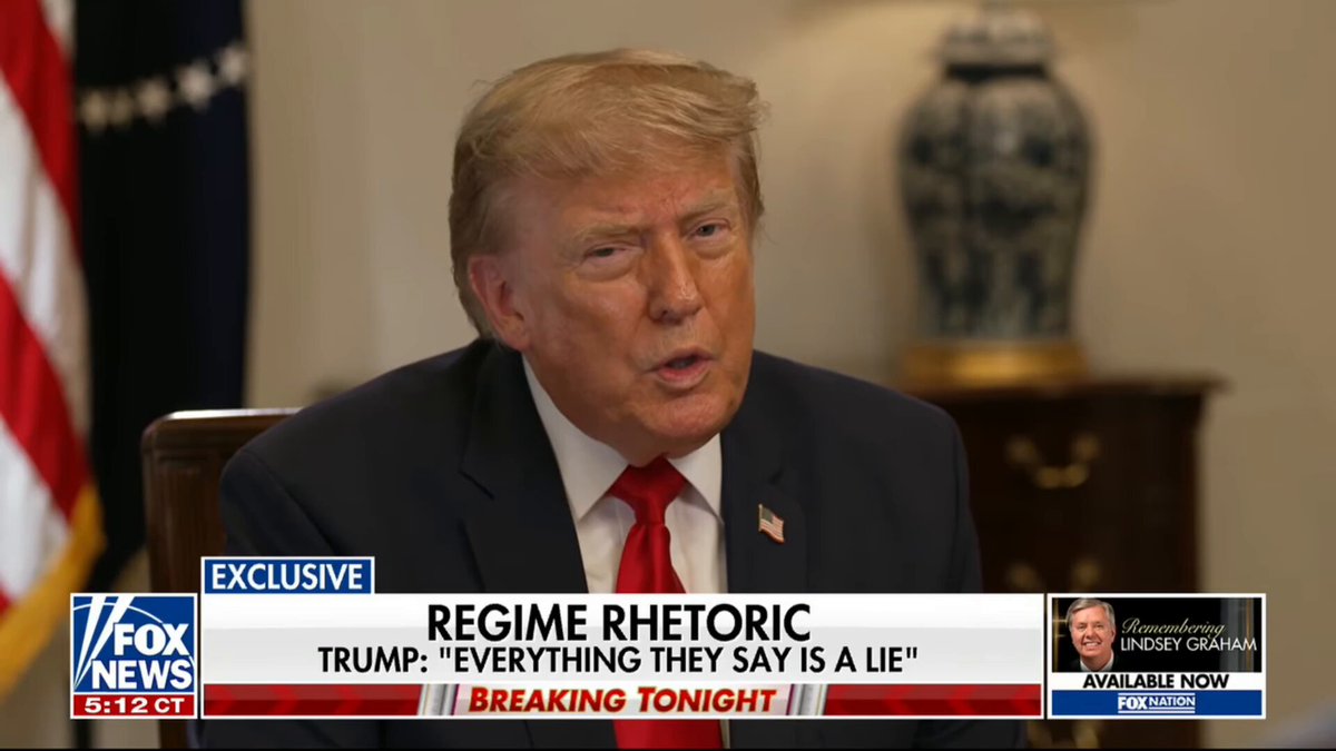 🚨 IT'S OFFICIAL: President Trump confirms US Space Force have cameras that can read Mohammed's name tag in Iran if he tries accessing nuclear sites — all the way from SPACE "We have Space Force cameras, they can read the badge, your name probably Mohammed! They can read your badge from SPACE. Every area of Pickaxe, the other 3 are covered. If they make any move, we IMMEDIATELY go and do what we have to do." Trey Yingst