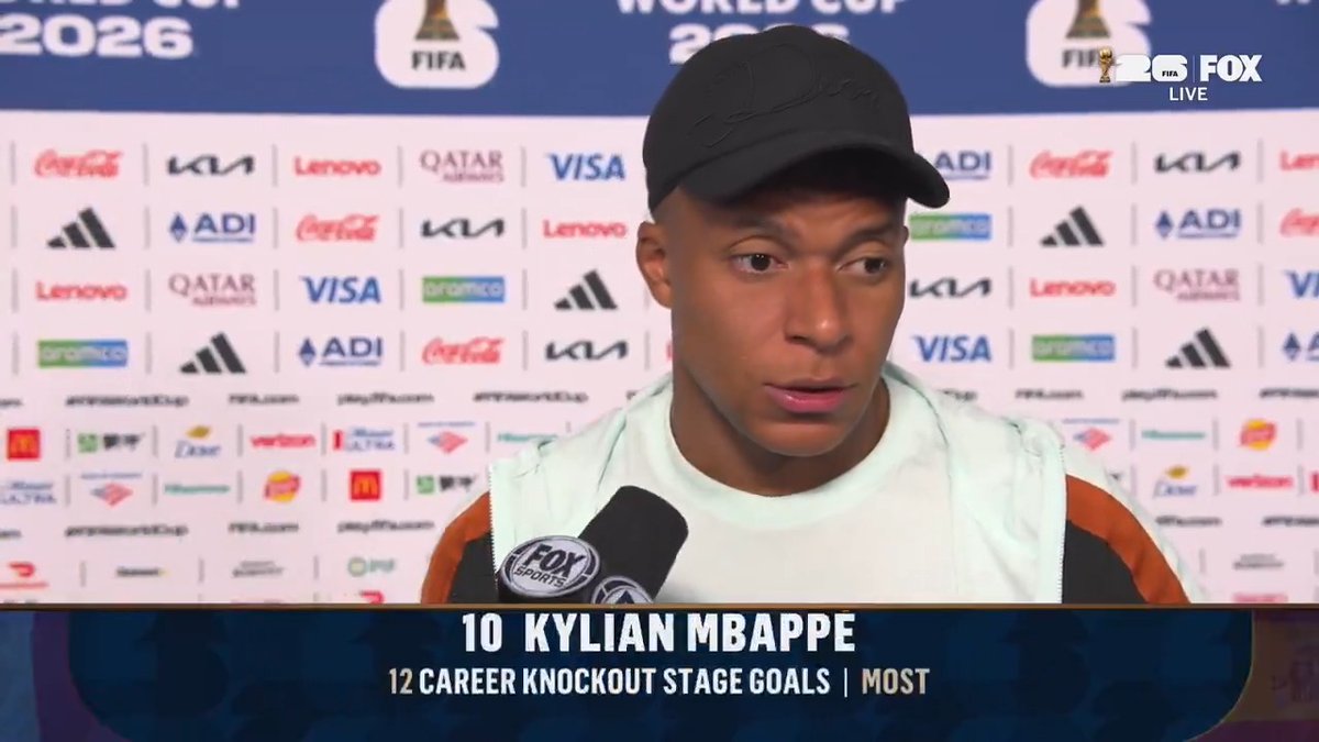 Kylian Mbappé reveals to Jenny Taft what he told Didier Deschamps after France's semifinal defeat. Deschamps will step down as France manager at the end of the FIFA World Cup.