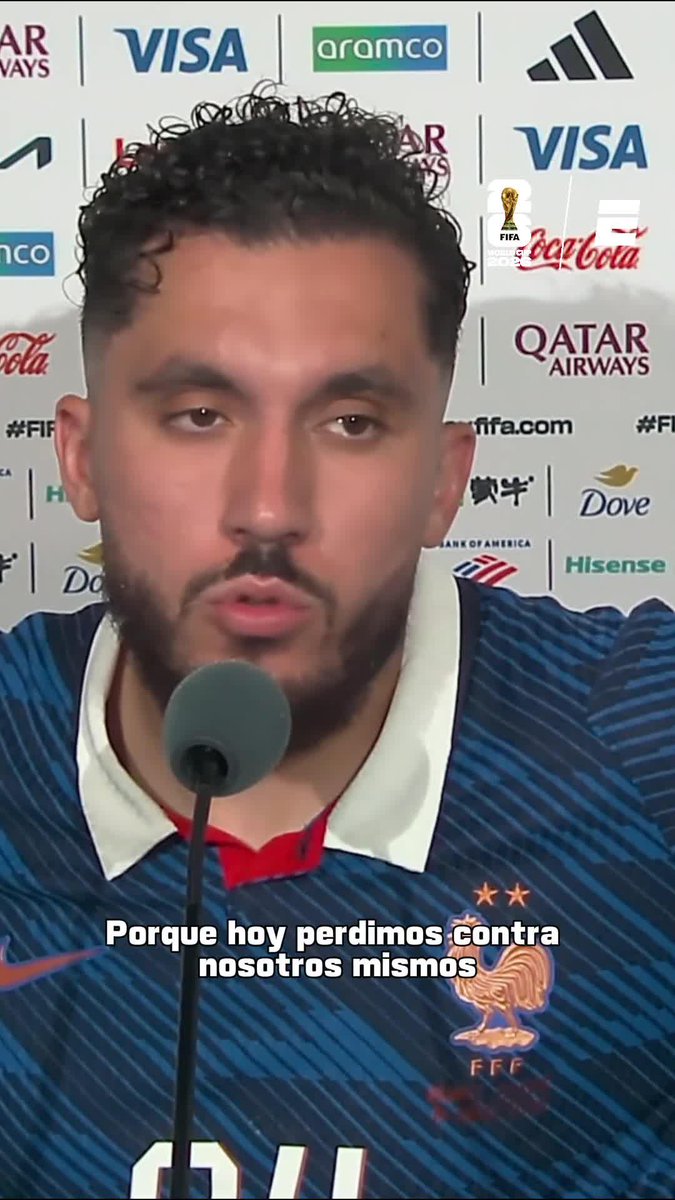 “Es una decepción inmensa. HOY PERDIMOS CONTRA NOSOTROS MISMOS. No perdimos contra el árbitro. No perdimos contra España. Todos saben que asustamos a todos. El único capaz de eliminarnos fuimos nosotros mismos”. Rayan Cherki. ⚠️🇫🇷