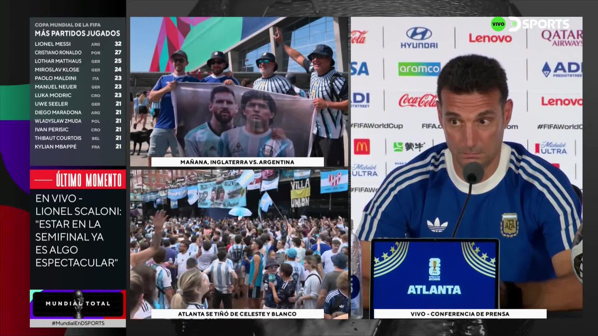 "YO NO PEDร JUGAR CON LA CAMISETA AZUL, EH. Por las dudas. A lo mejor es una tradiciรณn. NO Sร QUIรN FUE". Lionel Scaloni. ๐
๐ฆ๐ท