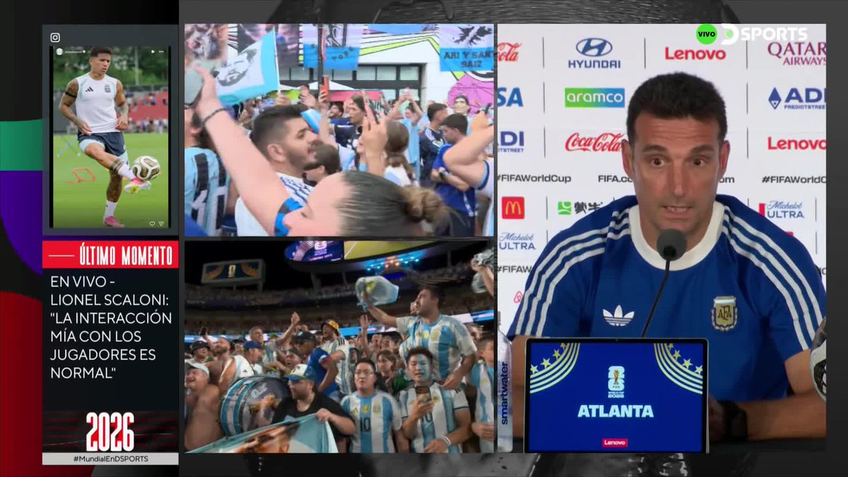 💣🔥 “Que como argentinos tengamos memoria y recordemos a la gente que fue ahí, sobre todo los que perdieron a sus seres queridos es lógico, pero no mezclemos las cosas. ¿Qué culpa tienen los jugadores y la gente de ahora?” - Lionel Scaloni
