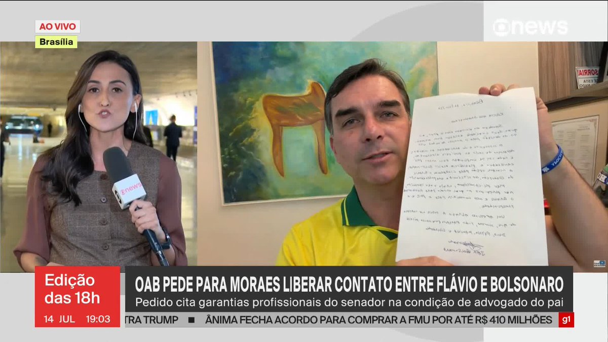 Blog: OAB pede acesso de Flávio a Jair Bolsonaro como advogado. O povo quer saber é dos 129 milhões. Flávio Bolsonaro 22