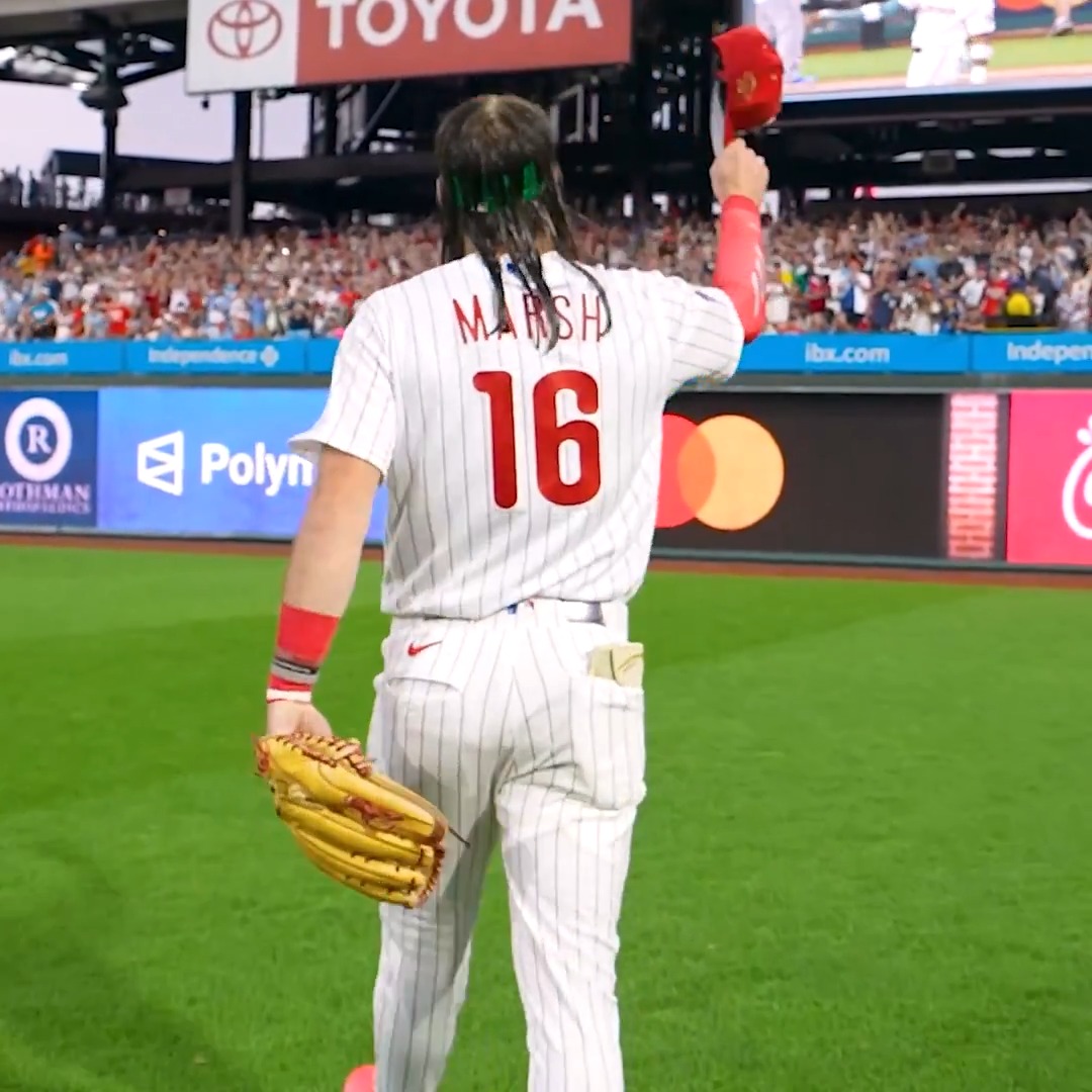 Take the field with Brandon Marsh at the All-Star Game 😎