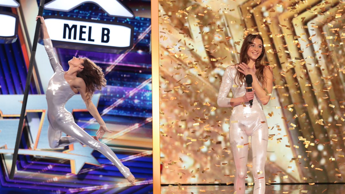 Veronika gave it EVERYTHING, and Sofia sent her straight to the live shows with that GOLDEN BUZZER!! So well deserved! 🌟🙌🏾 #AGT