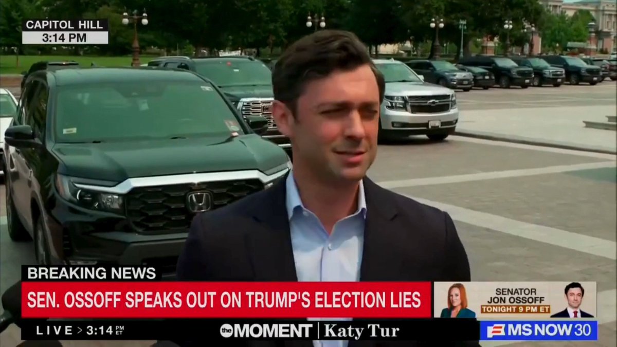 Trump is expected to take to the airwaves Thursday to again push false claims of widespread voter fraud in Georgia during the 2020 election. Georgia Sen. Jon Ossoff denounced the upcoming address as part of Trump's campaign to restrict and undermine the vote before November.