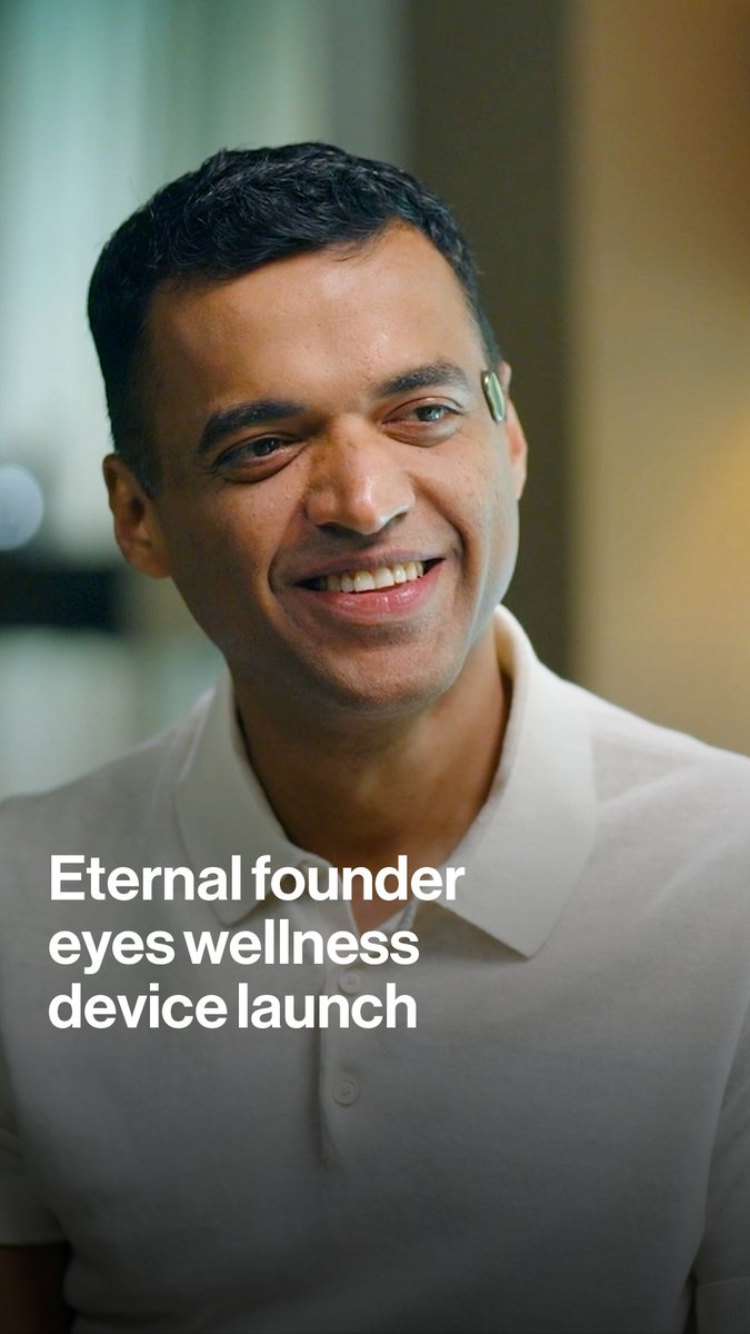 Eternal founder Deepinder Goyal says their new wellness device, Temple, that is designed to measure cerebral blood flow, could hit the market within a year. The Indian tech billionaire tells Bloomberg's Haslinda Amin it all began as a science project