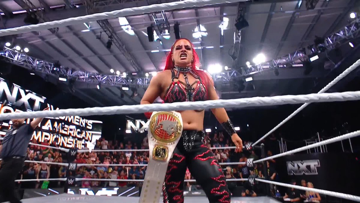 THAT WAS PHYSICAL 👊 ZARIA RETAINS the NXT Women's North American Title! 👑
