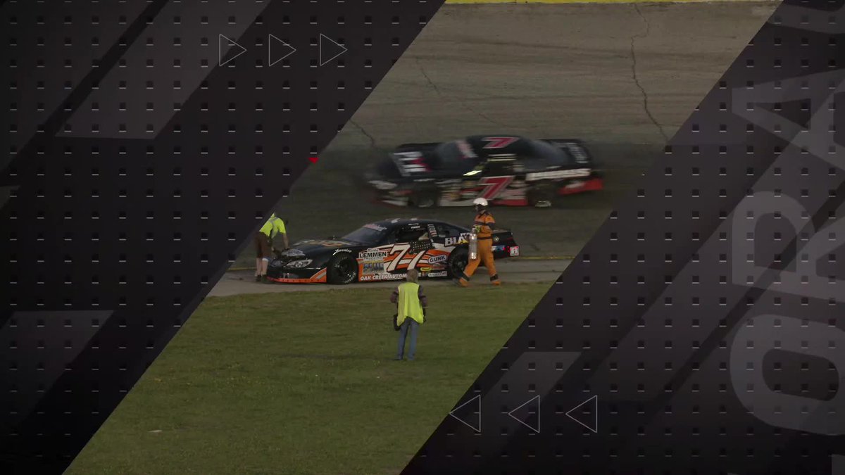 Early end to the #SlingerNationals for Carson Hocevar, ENGINE FAILURE.