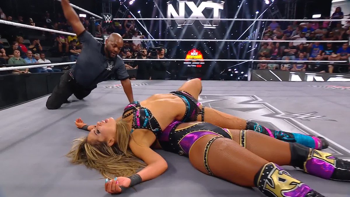VICE TIME 🔥 Valerie Loureda picks up the WIN and is now No. 1 Contender for the NXT Women's Title!