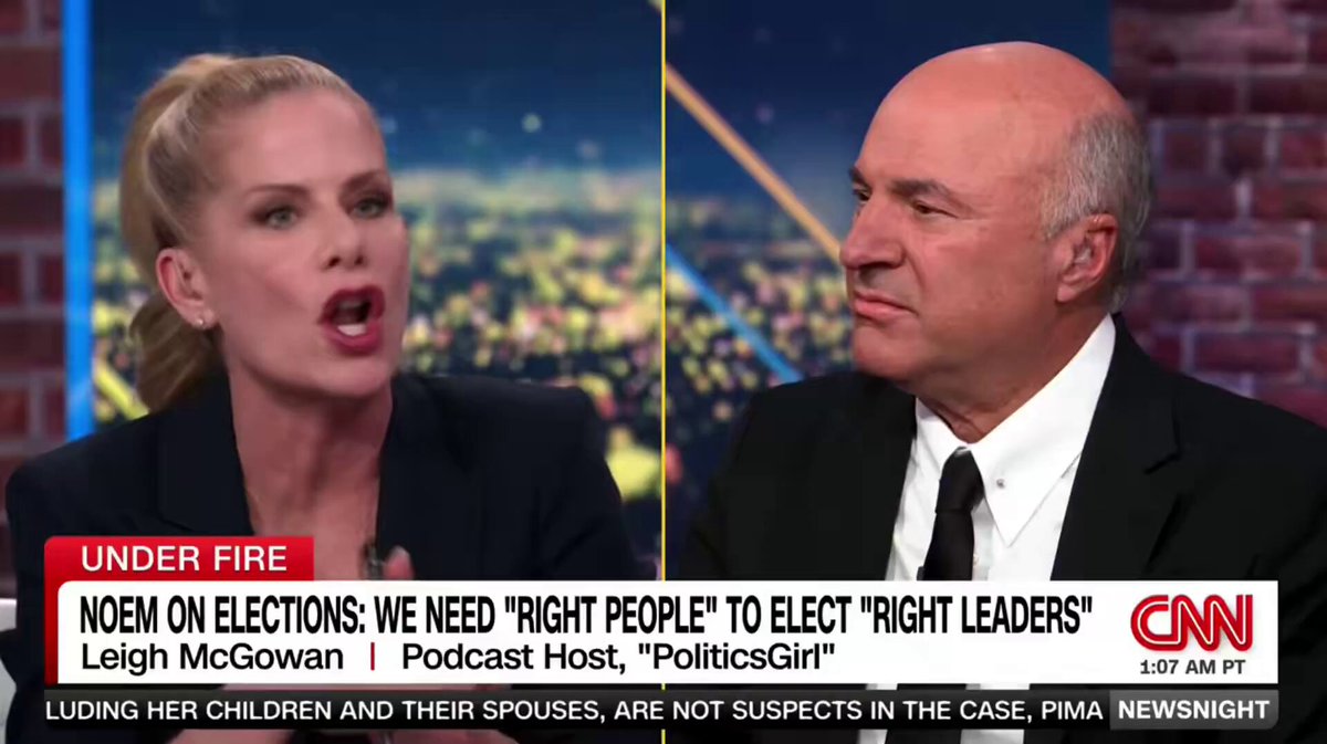 HOLY CRAP Kevin O’Leary: “Well, is it illegal to vote if you’re not a citizen? Yes or no?” Abby Phillip: “It’s already illegal to vote if you're not a citizen.” Kevin O’Leary: “So why don't just say if you cheat and steal and you're illegal, you go to jail? Oh my goodness, what a concept.” Abby Phillip: “That's already the law.”