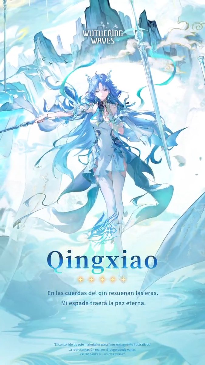 Antropoceno de poslamento: Estrellas cruzadas — Qingxiao Forte >> Espada del corazón La maestría sin igual de Qingxiao reposa en su «Espada del corazón». Templa su pensamiento, transformándolo en una espada que se divide en incontables filos que surcan los cielos guiados por su voluntad. La luz de su espada, azote de villanos, erradica todo atisbo de malicia. Sus habilidades con la espada se deben al entrenamiento. Lo cierto es que tal es su destreza que apenas la necesita. Una cuerda pulsada, un pétalo u hoja que revolotean... En sus manos son, igualmente, un filo. #WutheringWaves #WutheringWavesES #Qingxiao