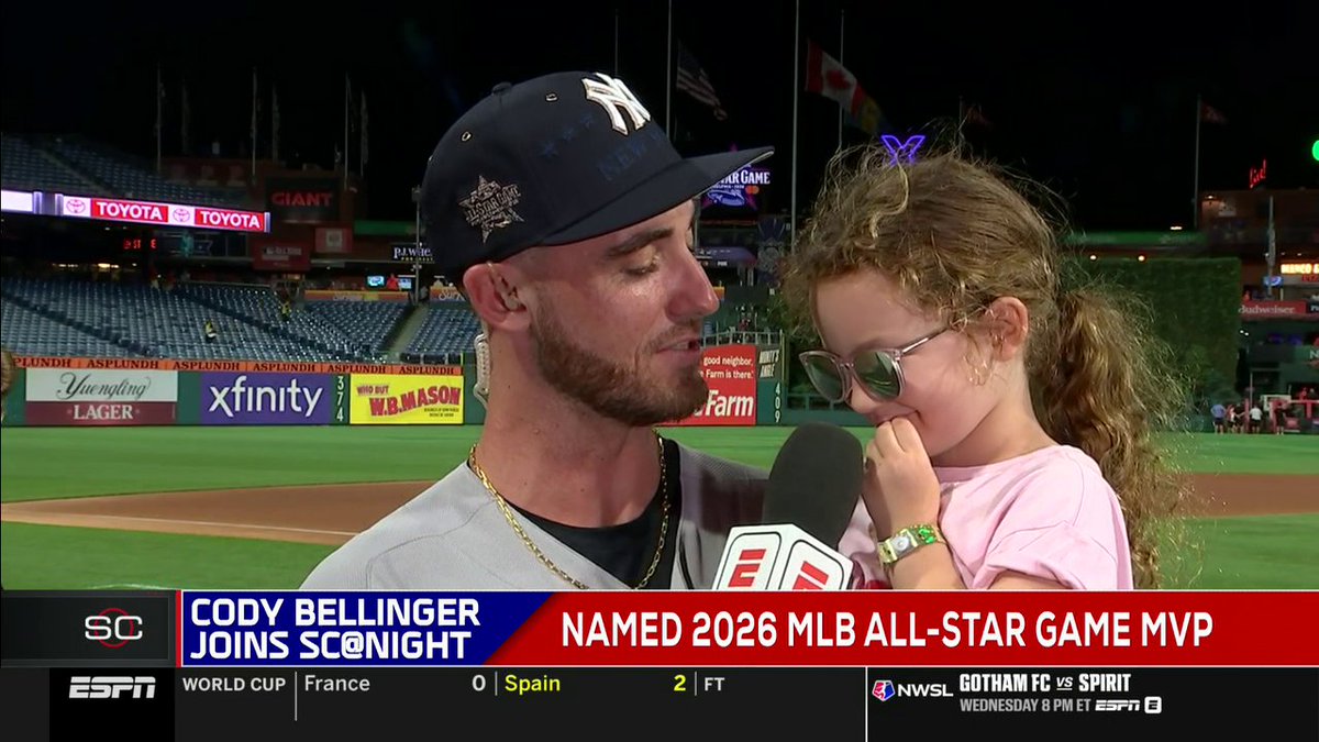 “You never know when it's gonna be your last. ... I just try to enjoy it as much as possible.” Cody Bellinger on his MLB All-Star Game experience and being named MVP ⚾️