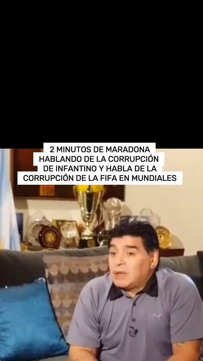 Maradona sería el primero en estar avergonzado como la FIFA le regala todo a Argentina desde Qatar 2022 porque Messi es aliado y el títere de los negocios de Infantino.