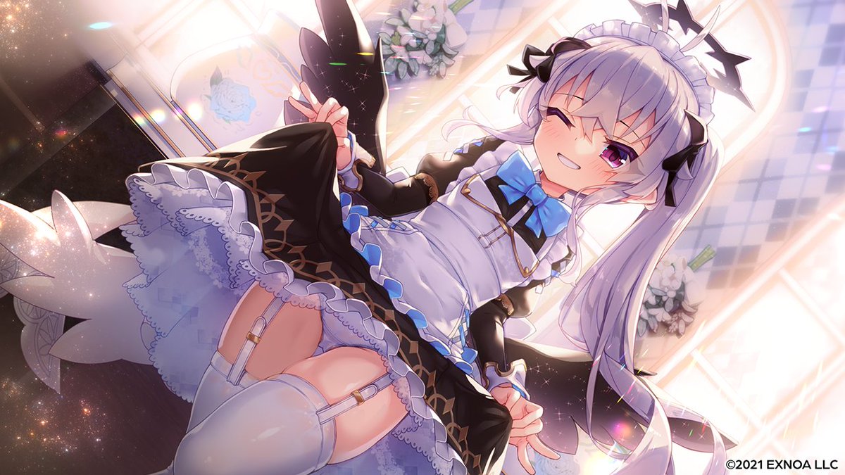 【堕天使紹介!vol.605】 「お…おかえりなさいませ、ご主人様…。」 【サタン(メイド)】が次のアップデートで登場! CV:風音(風音) イラスト:鳥野ごはん(鳥野ごはん) みんなと会えるのを楽しみに待ってるよ! #エンジェリックリンク #エンクリ