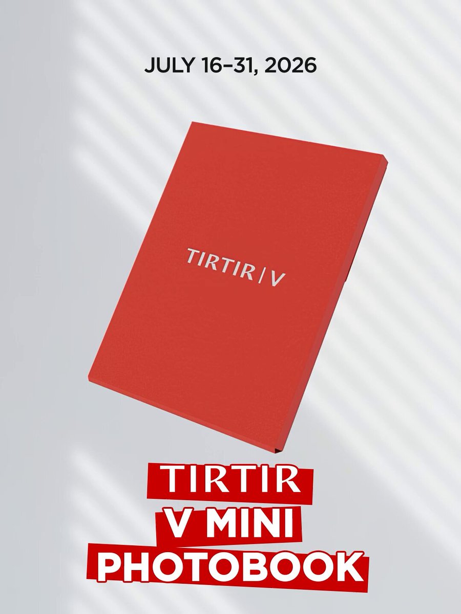 EVEANDBOY X TIRTIR TIRTIR V MINI PHOTOBOOK IS OFFICIALLY HERE! 🚨 ✨ How to Get Your TIRTIR V MINI PHOTOBOOK Purchase TIRTIR products worth 999 THB and receive 1 FREE TIRTIR V MINI PHOTOBOOK. 📅 16 July – 31 July 2026 📍 Available at: - EVEANDBOY Cafe x Nose Tea @ Platinum Pop M Floor - EVEANDBOY Terminal 21 Asok - EVEANDBOY Union Mall - EVEANDBOY Mega Bangna - EVEANDBOY Centerpoint Siam Square -www.eveandboy.com 🎁 Limited quantities available while stocks last! Don’t miss out! #EVEANDBOYCAFEXTIRTIR #TIRTIR #EBTIRTIR #V #EVEANDBOY