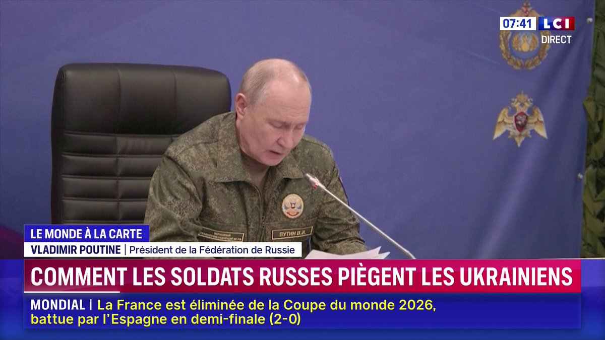 ▶️ Comment les soldats russes piègent les Ukrainiens 📺 Le monde à la carte avec Claire Cambier dans la matinale LCI