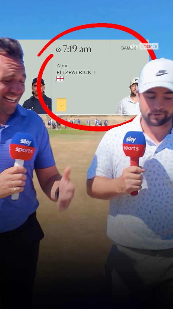 How do you balance watching England and playing in The Open? 🤔