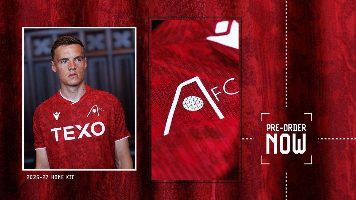 Happy to meet, sorry to part, happy to meet again – Bon Accord. Introducing our 2026-27 home kit 🐆 Pre-order now ⤵️ 🔗