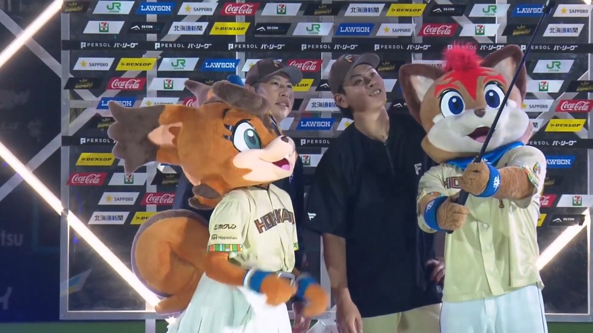／ 7/15 ヒーローインタビュー⚾️ ＼ 北海道日本ハム 加藤貴之 投手 野村佑希 選手✨ 👇スマホ・テレビで試合観戦！