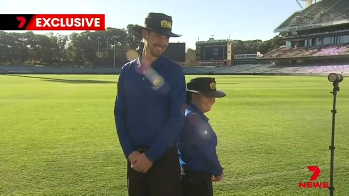 EXCLUSIVE: Former South Aussie fast bowler Peter George made his Test debut 16 years ago as a 23-year-old and now, he is dreaming of another one. The gentle giant has taken up umpiring in retirement and his rise to the elite level has been just as meteoric. Tom Wilson