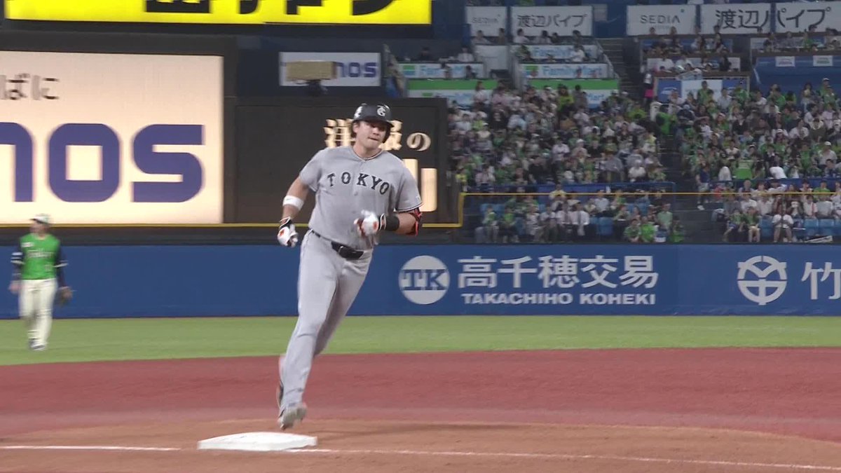 4番が一振りで決めた ダルベックは打った瞬間に確信 14号逆転3ランホームラン🎆 ⚾️ヤクルト×巨人 #ジャイアンツ #だったらDAZN