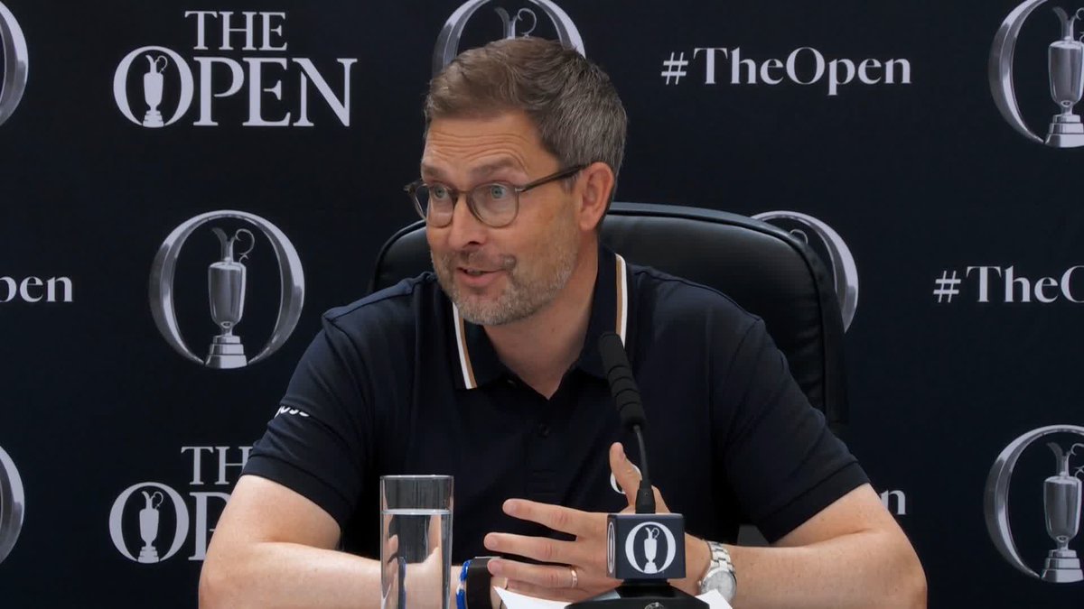 ๐ฃ๏ธ "At this stage no plans to alter anything but we'll finalise our plans after the semi-final." R&A CEO Mark Darbon discusses Sunday's tee times potentially being brought forward if England are playing in the World Cup final ๐