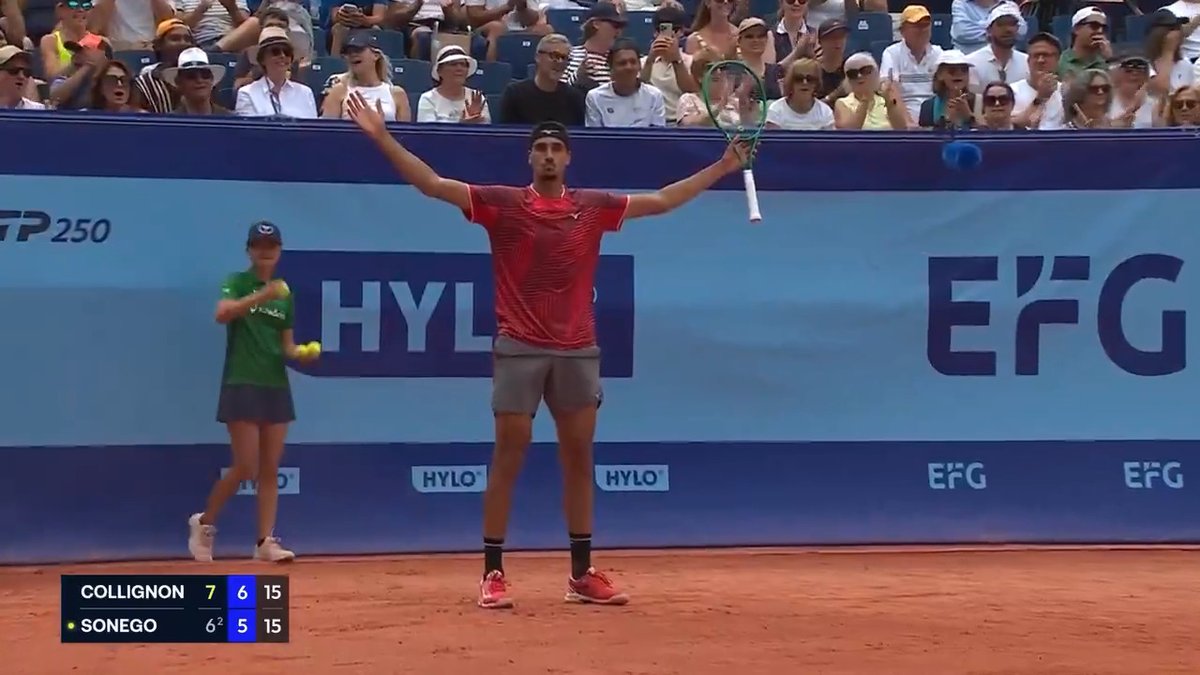 Take a bow, Lorenzo 😲🧙♂️ Lorenzo Sonego had NO RIGHT to win this point! EFG Swiss Open Gstaad | #SwissOpenGstaad