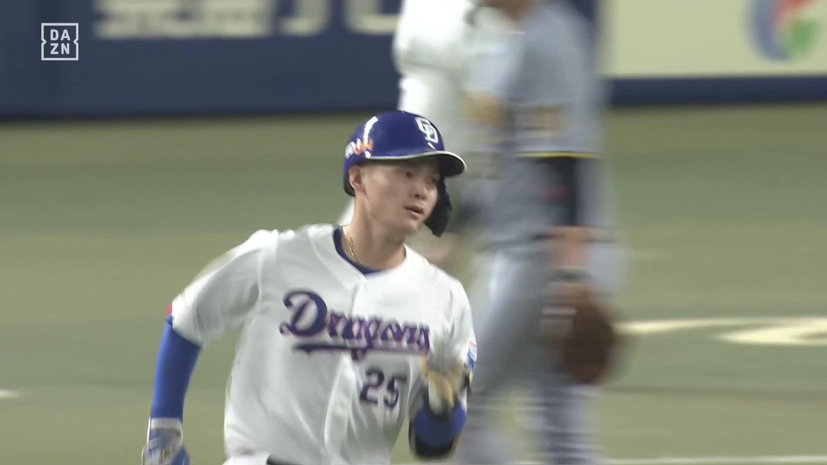 打線の中軸としての自覚 逆方向への打球が伸びる 石川昂弥が第7号ホームラン ⚾️中日×阪神 #dragons #だったらDAZN