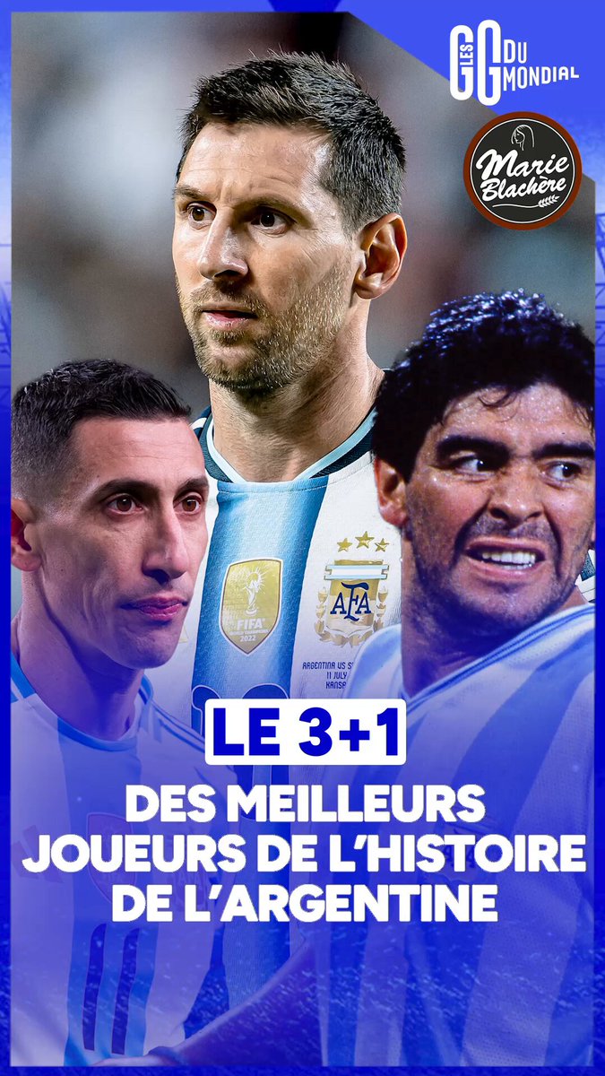 🇦🇷 Le Top 3 (+1) des meilleurs joueurs argentins en Coupe du monde.