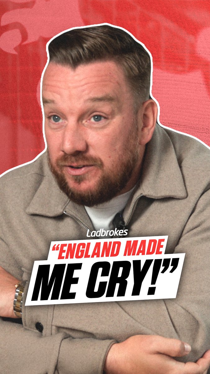 "You CAN'T be crying over England as an adult!" 🤣 Has an England match ever made you cry? Mark Wright | @MrJamieOHara1 | @ChelseaRory