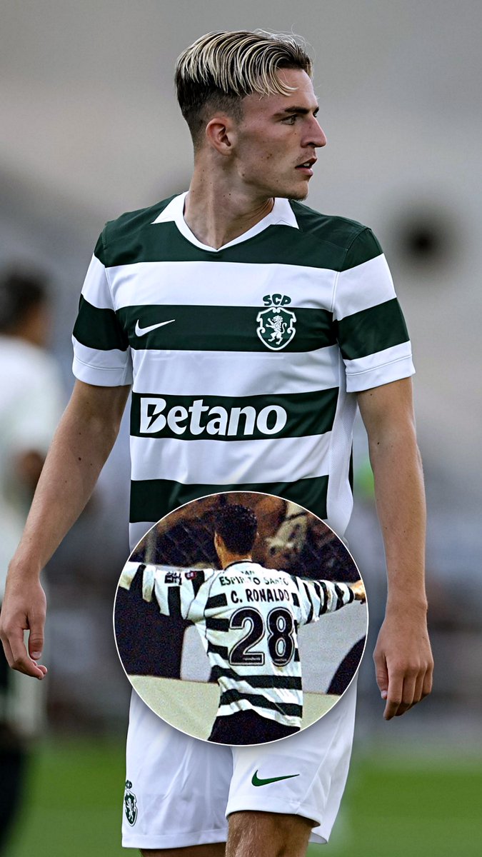 Jesse Derry escolheu o número 28 no Sporting em homenagem ao ídolo Cristiano Ronaldo.