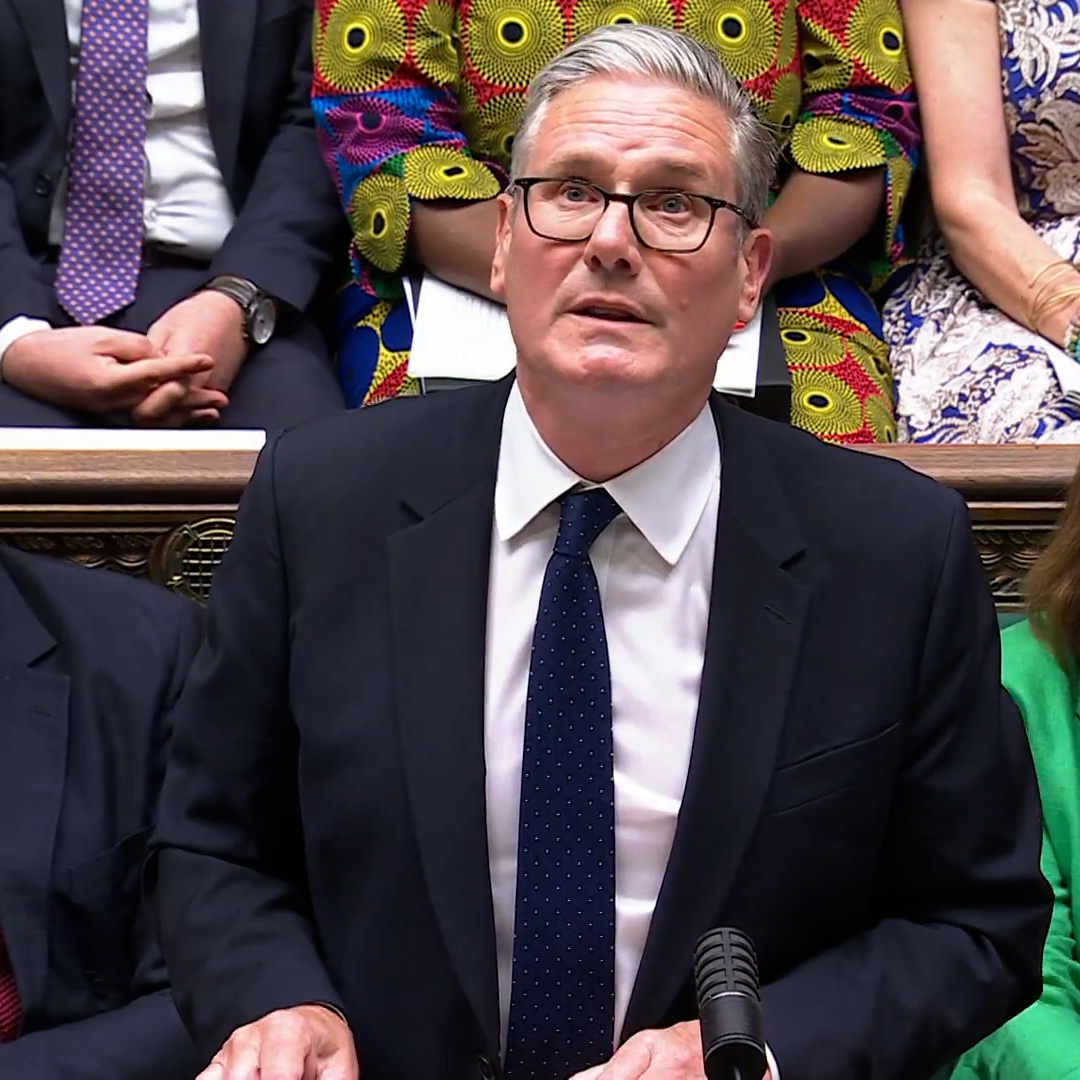 ‘To my successor, I will give my full support.’ Keir Starmer receives a standing ovation after an emotional farewell speech in his final Prime Minister's Questions.