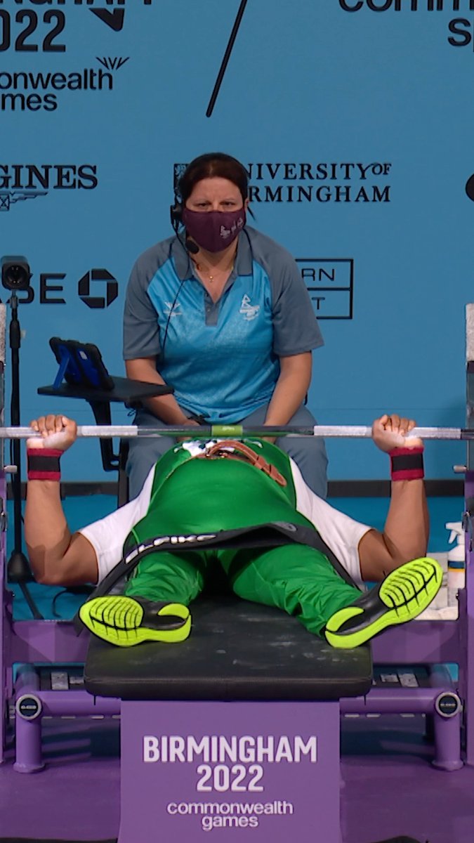 When Alice Oluwafemiayo smashed the para powerlifting world record by lifting 155kg 💪🏋️♂️
