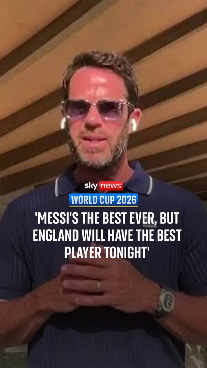 🏴 Former England international and pundit Jamie Redknapp has said England have the "best player on the pitch" as the Three Lions face Argentina in tonight's World Cup semi-final. World Cup news latest: