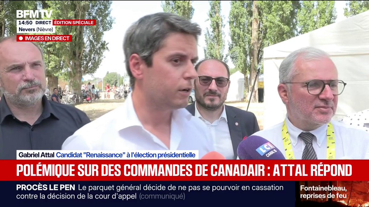 Polémique sur les commandes de Canadair: "Il faut qu'on invente le Canadair européen", assure Gabriel Attal