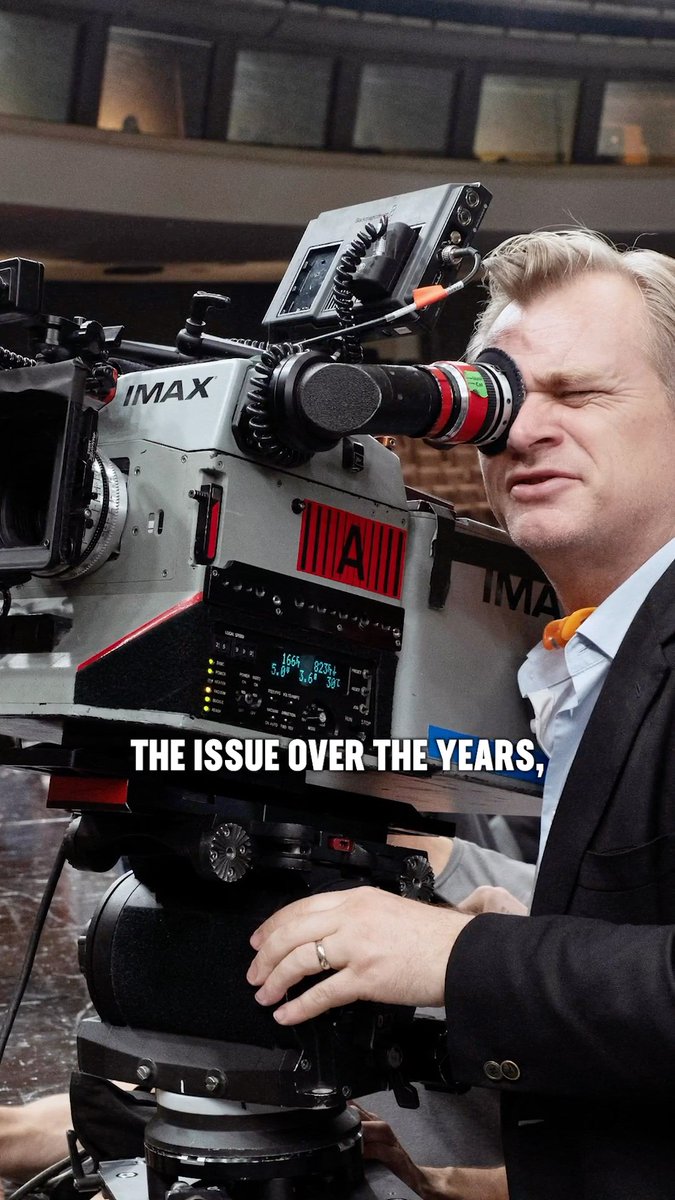 Christopher Nolan discusses working with IMAX to develop a way to shoot #TheOdyssey entirely with their cameras.