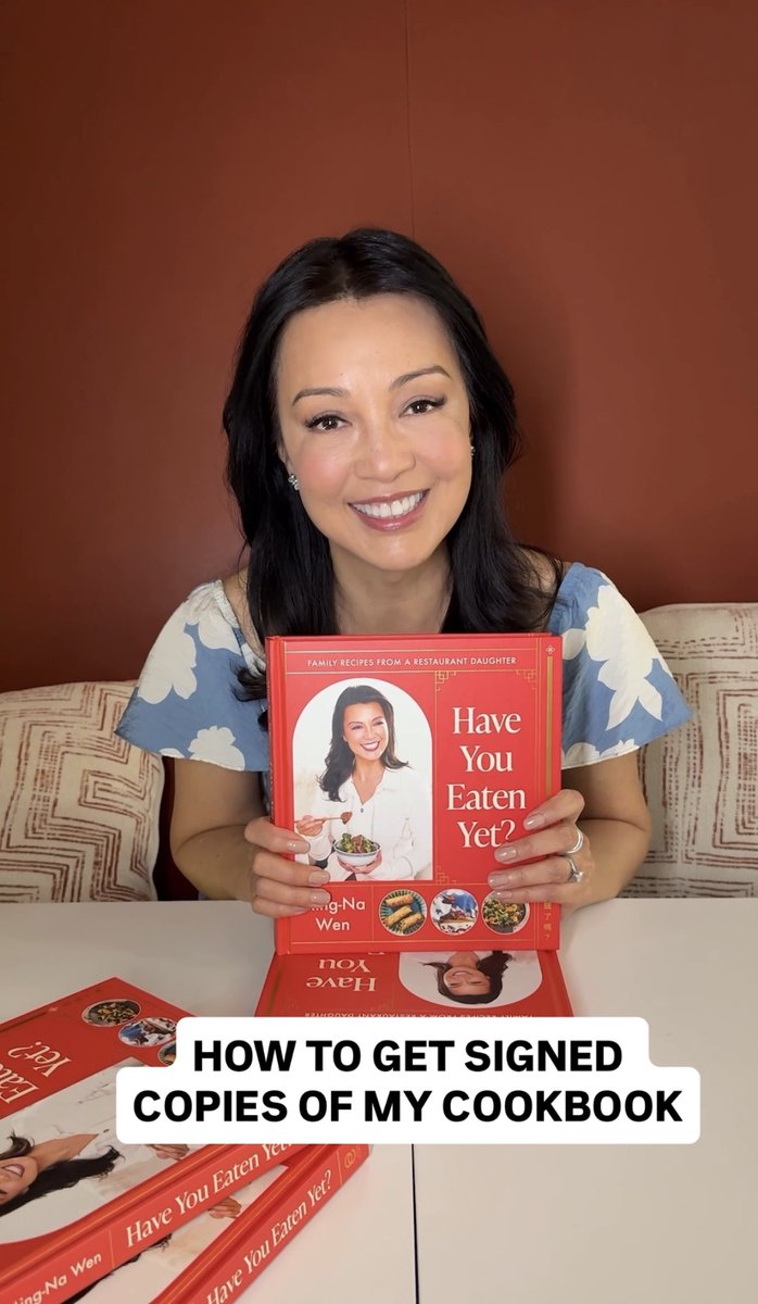 OK, folks, you asked for it so I have delivered! Signed copies of my cookbook “HAVE YOU EATEN YET?” are available for preorder here: I’ve teamed up with DIESEL, A Bookstore in Brentwood to sign copies for you all. Grab yours now before we sell out! —💕 Ming-Na