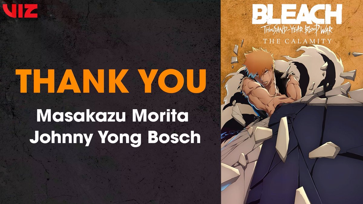From one fan to another, Ichigo Kurosaki’s journey has inspired millions around the world! 🧡⚔️ Thank you to everyone who shared their messages and helped us celebrate the hero who has protected so many hearts. 森田成一 Johnny Yong Bosch