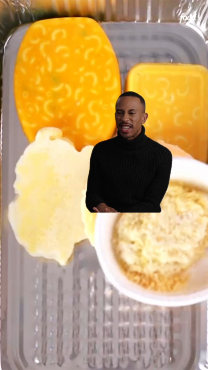 Yes, someone really used 10 different frozen mac and cheeses to make one giant mac and cheese casserole 🙃 See more cheesy antics on back-to-back new episodes of #KitchenChaos, tonight starting @ 10|9c!