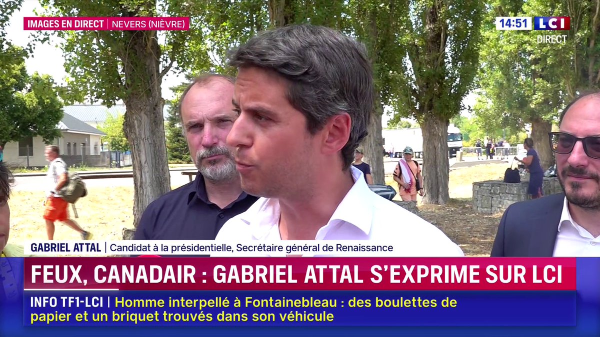🗣️ "Si on écoutait LFI et si on faisait ce que LFI et Jean-Luc Mélenchon proposent, on ne désarmerait pas seulement les policiers, on désarmerait aussi les pompiers" : Gabriel Attal.