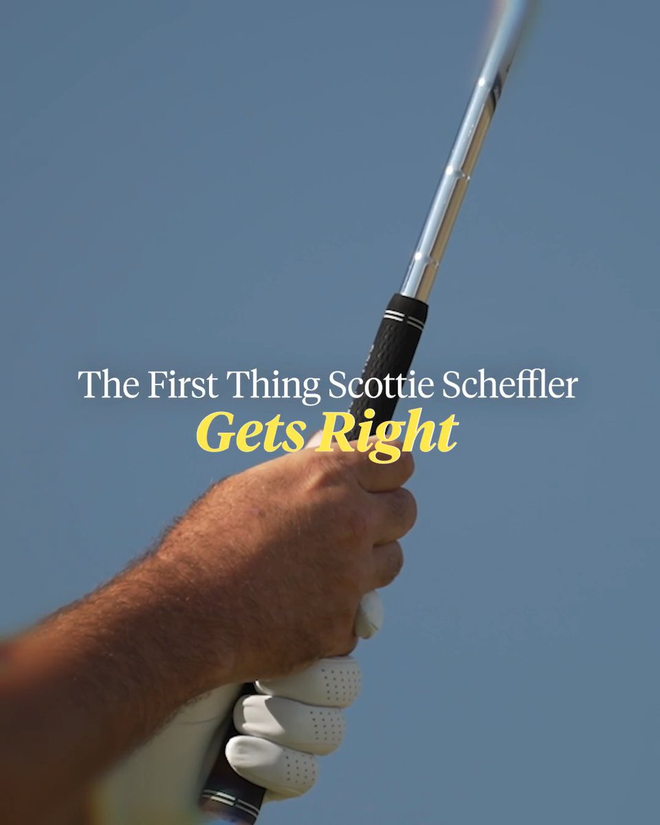 This small detail in Scottie Scheffler’s grip is a big reason why he’s the best player in the world. 🔥