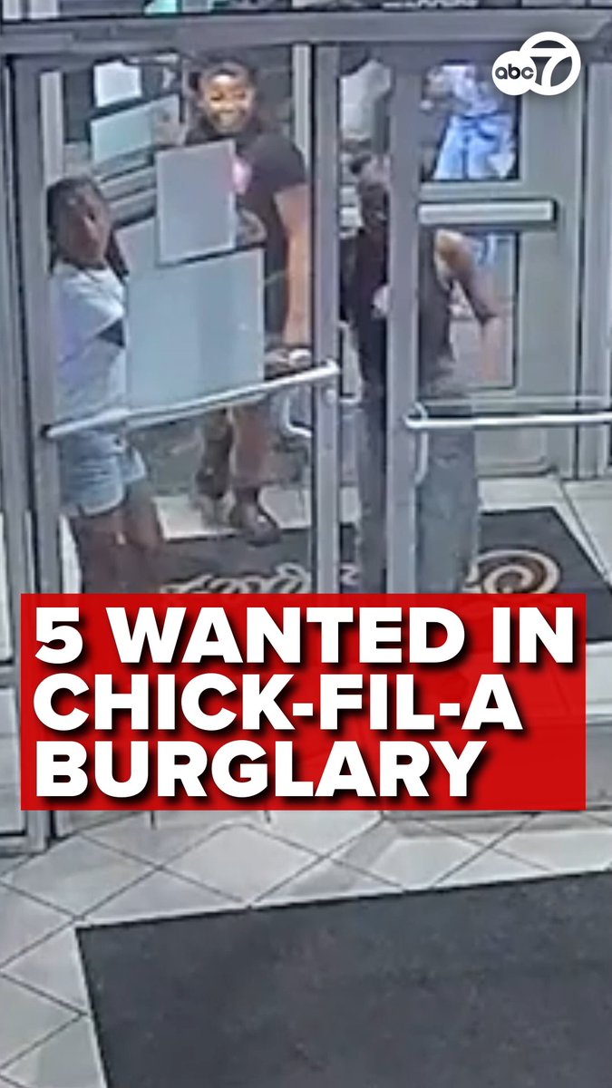 Police are working to identify five people caught on surveillance after a burglary at a Chick-fil-A in Northwest D.C. The break-in happened around 12:12 a.m. on June 20 at the restaurant in the 3100 block of 14th Street NW, according to the Metropolitan Police Department (MPD). Read more: