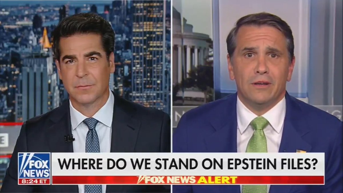 Attorney General Nominee Todd Blanche: There's only one president that's held Mr. Epstein accountable, and that's Donald J. Trump. Jesse Watters: Okay, I'm not sure you totally get what people feel about that