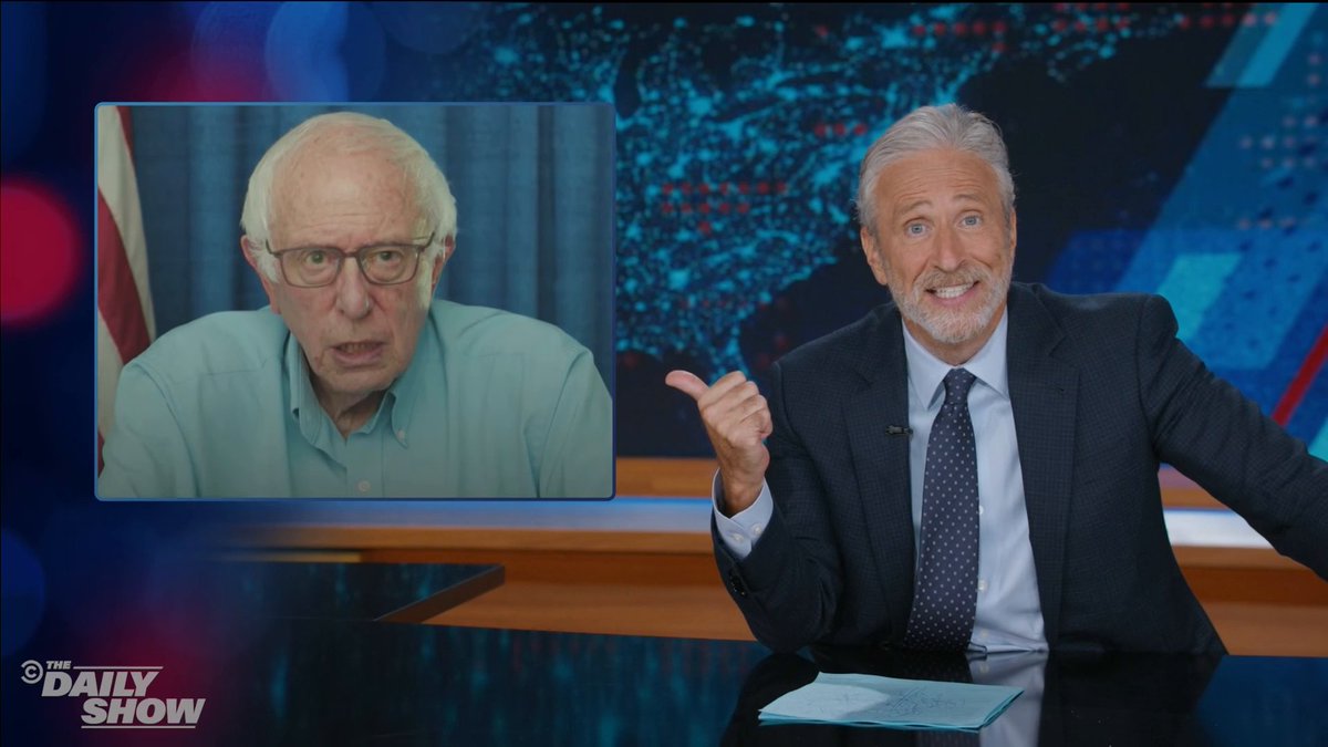 "I am going nowhere because I have unfinished business" is literally what a ghost would say @JonStewart