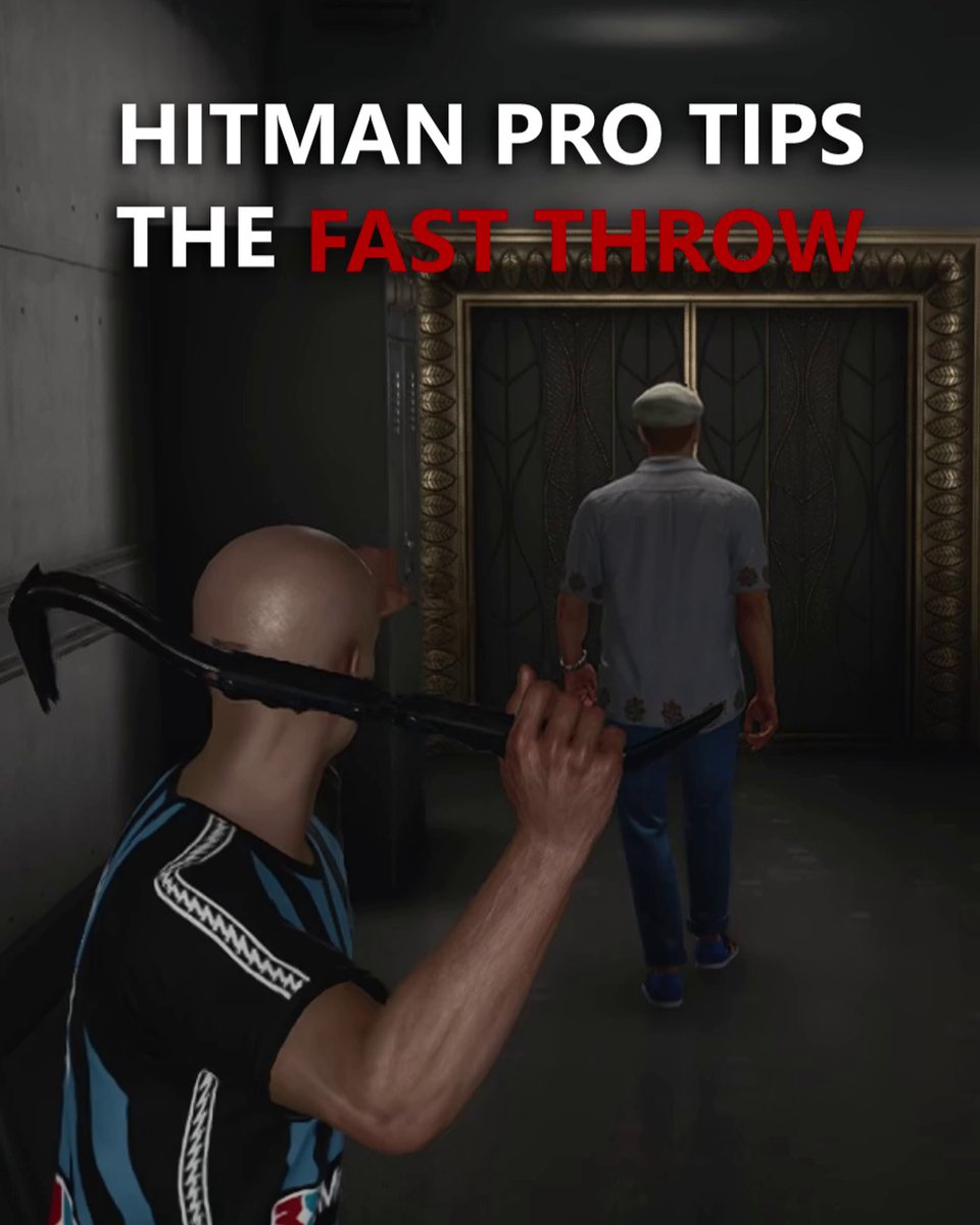 Throw items faster with Mendie’s trick! What would you like to see next? #HITMAN #Agent47