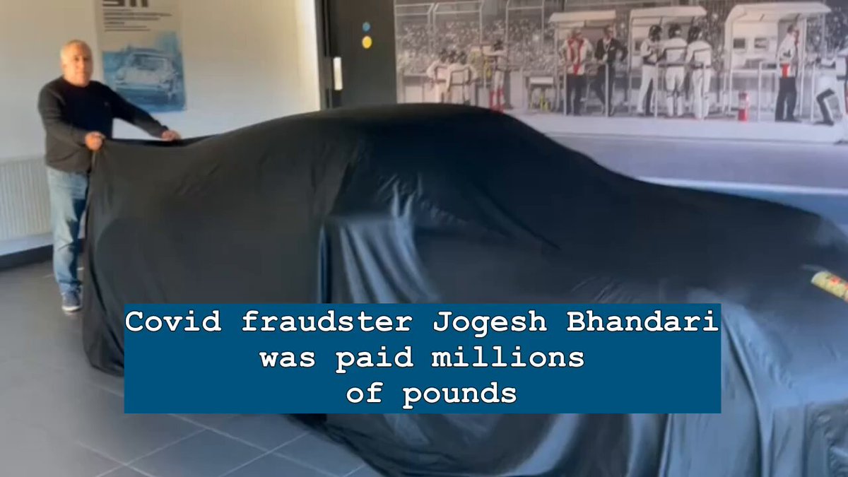 Here's Covid fraudster Jogesh Bhandari gloating over the £126k Porsche he bought with the millions he was paid for medical gloves he never supplied